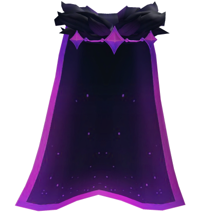 Black and Purple Royal Cape