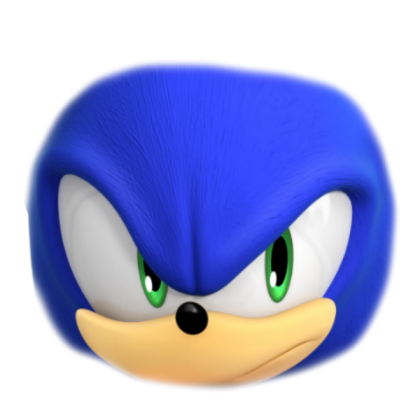 Sonic The Hedgehog Face Roblox decal