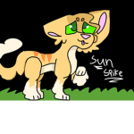 Flamingo if he was a warrior cat