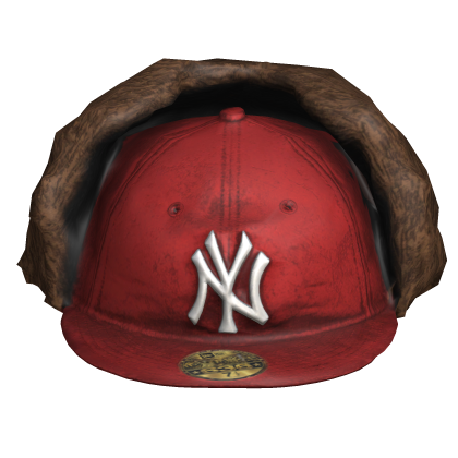 Red NY Trucker Hat Roblox item