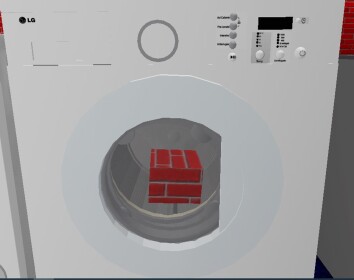 new washing machine destruction by me