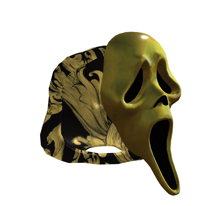GhostFace Golden Tribal Hood Halloween 