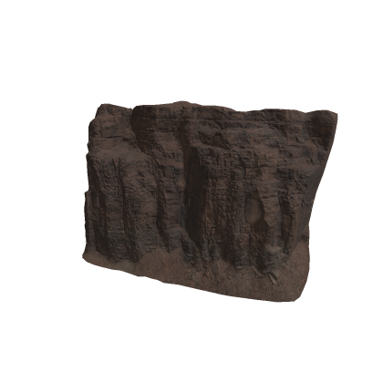 Realistic desert mountain