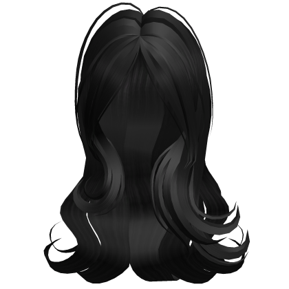 Heavenly Swirly Wavy Curly Hair Black