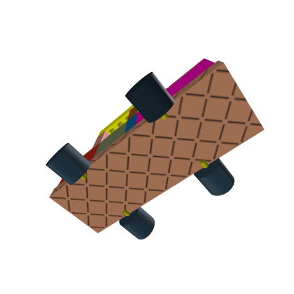 rainbow police car