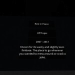 The graves of the Forums.