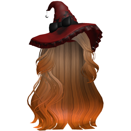 Halloween Side Swept Witch Hair (Blonde & Orange)