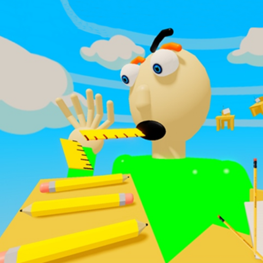 Baldi Basics Obby Parkour! official Roblox game thumbnail