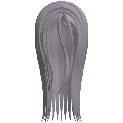 ʚ♡ wispy anime shiro long hair silver grey Roblox item
