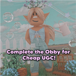 Complete the Obby for Cheap UGC!