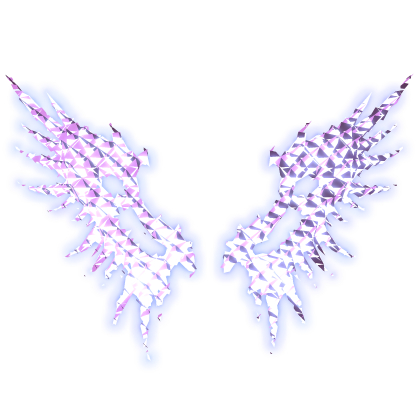 Animated Galaxy Angel Wings Glowing Emissive