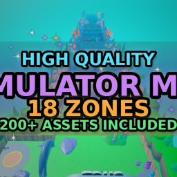 High Quality Simulator Map (18 Zones + 200+ Assets