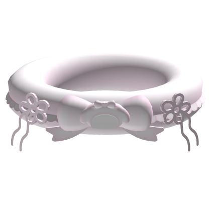 ‿ ♡ ۫ cute swim bunny floaty tube , pink Roblox item