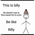 Billy In A Suit