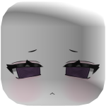 ꒰୨୧꒱cute swirl face purple