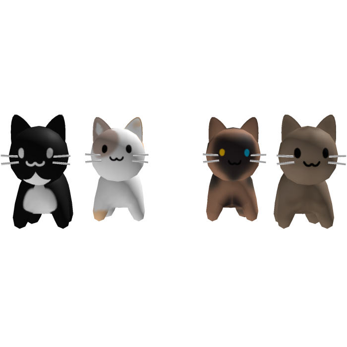 Cute Smol Cat & Kittens Group Army