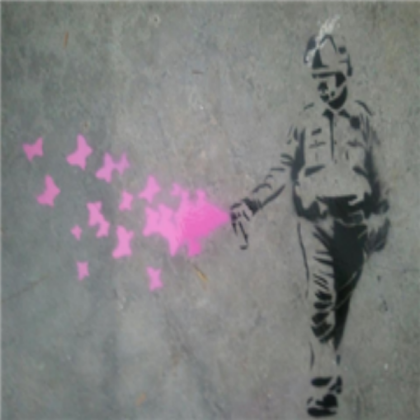 Casually Pepper Spray Everything Cop Roblox decal