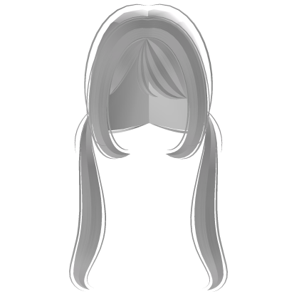 ♡ pigtails anime fofas em branco  Roblox item