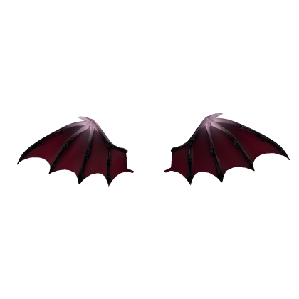 Black Pink Dark Red Vampire Devil Angel Wings Aura