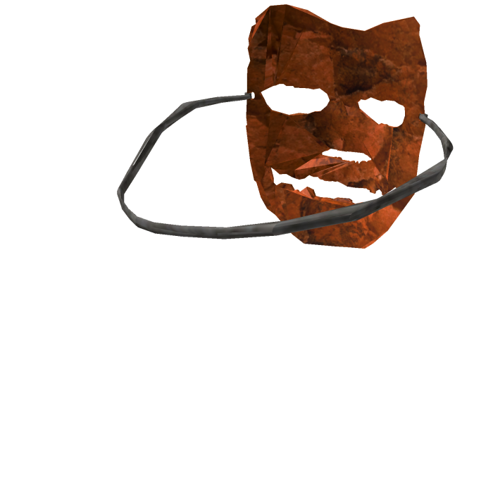 Paper Mache Scary Mask