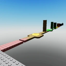 Den's jumps Per difficulty chat obby 45 stages icon