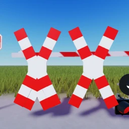 Build a Romanian Railroad Crossing (Trains) icon