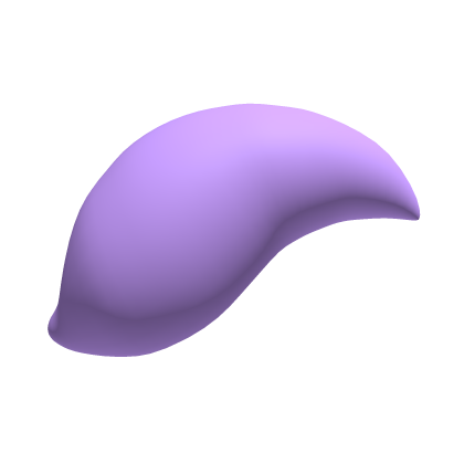 Purple Fluffy Cat Tail