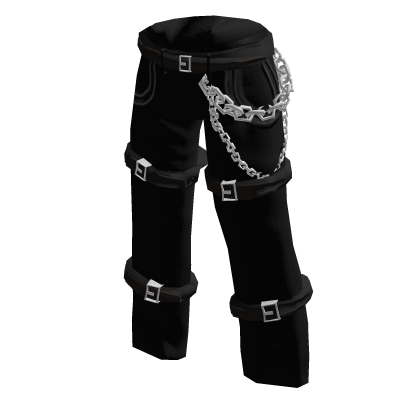 Black chain pants thumbnail