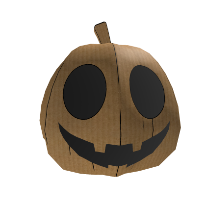 cardboard halloween pumpkin