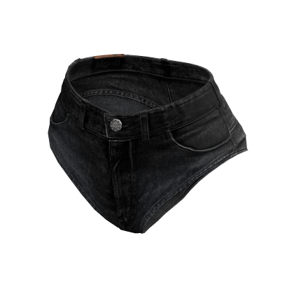 Tiny Jean Shorts (Black)