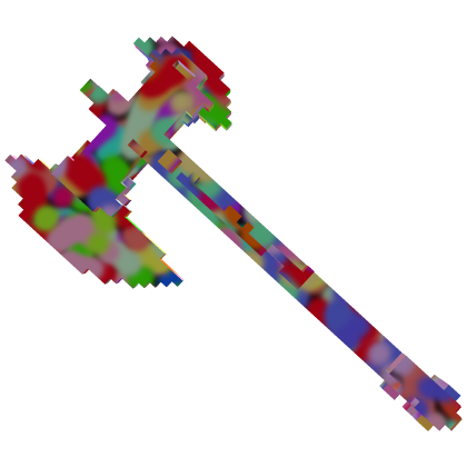 🌈8-Bit Rainbow Barf Axe thumbnail