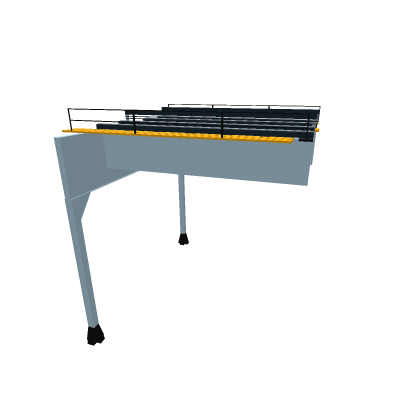 NYC MTA Elevated Subway Overpass Short