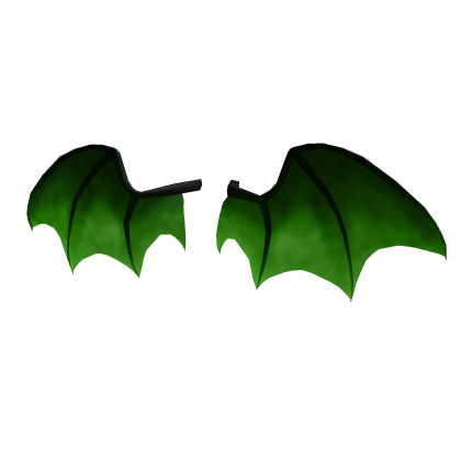 Green Bat Wings