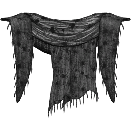 1.0 spider distressed grunge gothic emo scarf Roblox item