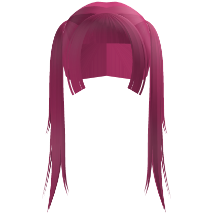  ☆ popstar hime twintails in hot pink Roblox item