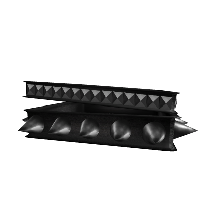 {L} Punk Studded Vkei Emo Spiked Bracelet