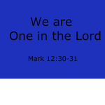 One in the Lord