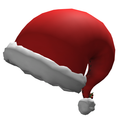 red cozy christmas hat