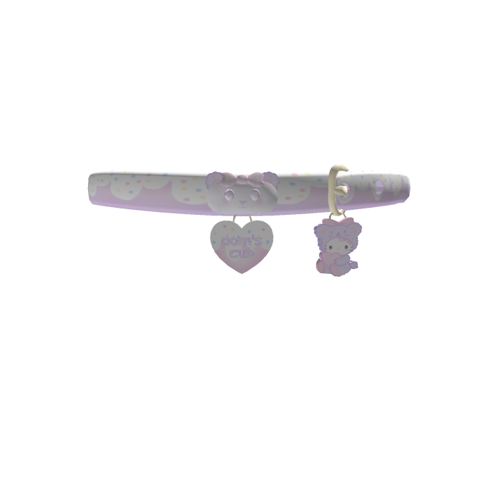 ♡ : panda confetti collar