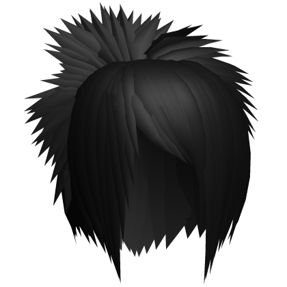 ҂ ᆺ ᗜ   2010's Scene Punk Spiky Hair, in Black Roblox item
