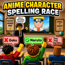 Anime Character Spelling Race! [NEW!]