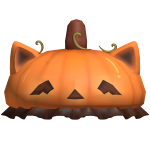 Spooky Halloween Pumpkin Cat Hat