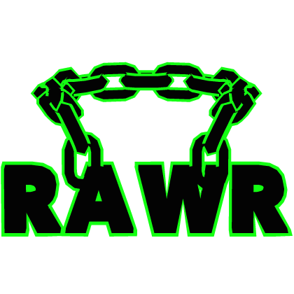 Cartoony Green Rawr Chain Roblox item