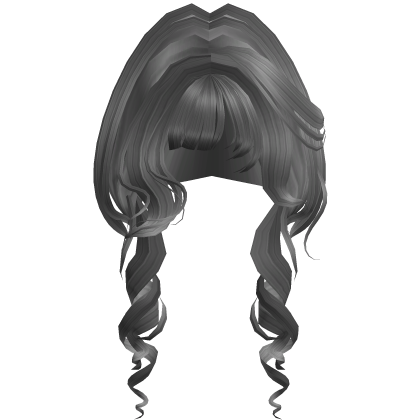 Anime Soft Curly Hair w/ Bangs (Gray)