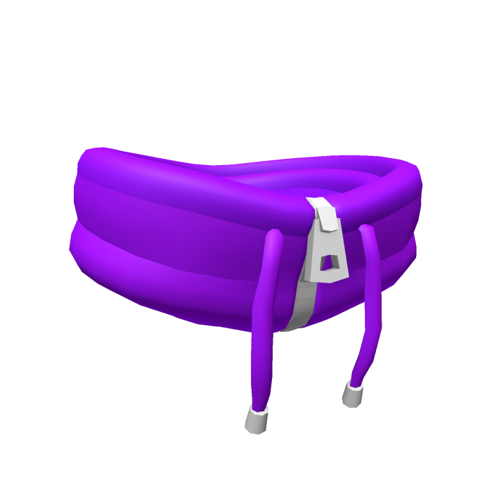 Purple High Collar Hoodie