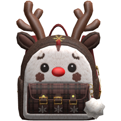 Cute Christmas Reinder Backpack