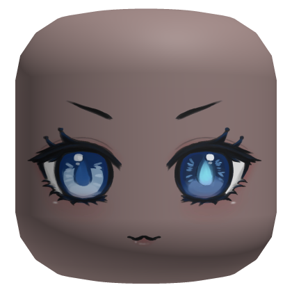 Determined Chibi Glare Face Roblox item