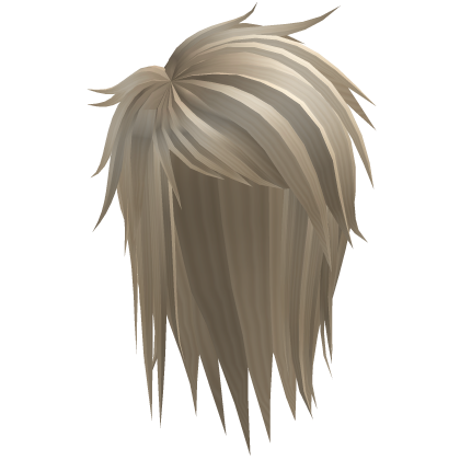 Blonde Messy Emo Scene Hair