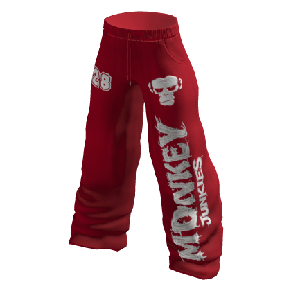 MJ RED LONG PANTS