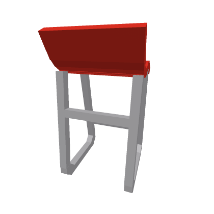 Red Cafe Stool